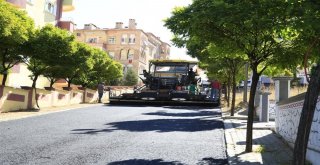 15 Temmuz Mahallesinde Sıcak Asfalt Çalışması Sürüyor