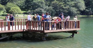 Gölcük Tabiat Parkında Hafta Sonu Yoğunluğu