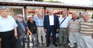 Başkan Uysal, Kayışdağı Tesislerinde Yaşlıları Ziyaret Etti