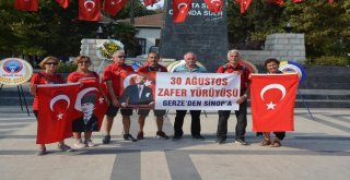 30 Ağustos Zafer Bayramı İçin 41 Km Yürüdüler