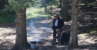 Gölcük Tabiat Parkında Hafta Sonu Yoğunluğu