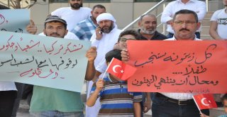 Reyhanlıdaki Suriyelilerden İdlibe Müdahaleye Protesto