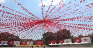 Gaziantepte 15 Temmuz Hazırlıkları Devam Ediyor