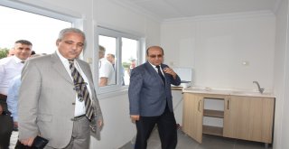 Vali Güvençerden Geçici Konaklama Tesisine İnceleme