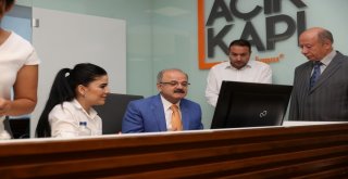 Vali Çakacak, ‘Açık Kapı Bürosu Tarafından Takip Edilen İşlemleri Denetledi