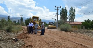 Büyükşehirden Elmalıda Asfalt Hazırlığı