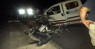 Otomobil İle Motosiklet Çarpıştı: 1 Ölü, 3 Yaralı