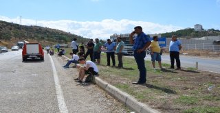 Milasta Yolcu Otobüsü Kayganlaşan Yolda Kaza Yaptı; 13 Yaralı