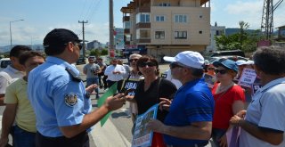 Fatsadaki Dolunay Kavşağında Eylem