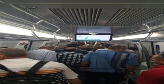 Tren Raydan Çıktı, Faciadan Dönüldü