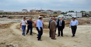 Vali Ceylan Çorluda Yapımı Devam Eden Okul İnşaatlarını İnceledi