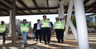 Başkan Vekili Öztürk “Kentpark” Şantiyesinde İncelemelerde Bulundu