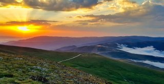 Zigana Dağında Eşsiz Günbatımı Manzaraları