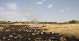 Tarihi Mezarlık Yangınına Polis Toma İle Müdahale Etti