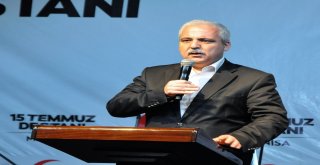 Manisalılar 15 Temmuzda Yine Meydanı Doldurdu