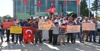 Reyhanlıdaki Suriyelilerden İdlibe Müdahaleye Protesto