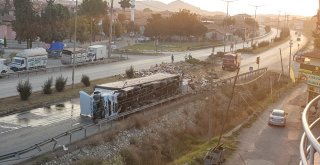 Tır Kazasında Faciadan Dönüldü... O Anlar Kamerada
