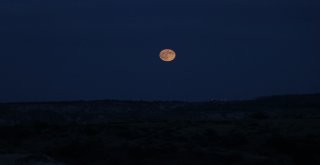 Kapadokyada Kanlı Ay Tutulması Başladı