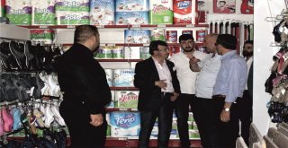 Başkan Türkmenoğlundan Yangında Hasar Gören İş Yerlerine Ziyaret