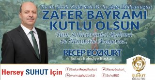 Başkan Bozkurtun Zafer Bayramı Mesajı
