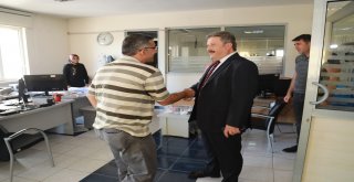 Talasta Personelle Bayramlaşma