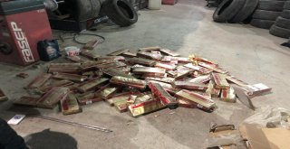 Vanda Kamyon Lastiği İçerisinde 6 Bin Paket Kaçak Sigara Ele Geçirildi