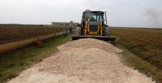 Akçakalede Yol Yapım Çalışmaları Devam Ediyor