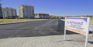 Battalgazide Asfalt Çalışmaları Sürüyor