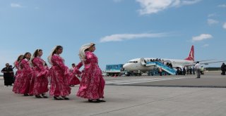 Kuveytten Samsun Havalimanına İlk Uçak İndi