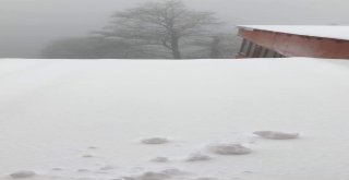 Kartepeye Yılın İlk Karı Düştü