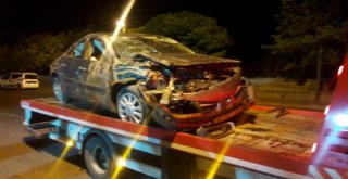 Otomobil Takla Attı: 1 Yaralı