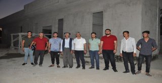 Cizre Belediyesinden Taziye Evi Çalışmaları Sürüyor