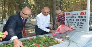 Başkan Arslan, Şehitleri Kabirleri Başında Andı