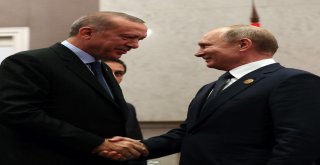 Cumhurbaşkanı Erdoğan, Rusya Devlet Başkanı Putin İle Görüştü