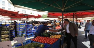 Başkan Palancıoğlu, Pazar Esnafıyla Buluştu