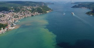 (Özel Haber) Çamura Bulanan İstanbul Boğazı Havadan Görüntülendi
