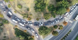 Bayramı Tatili Dönüşü Trafik Yoğunluğu