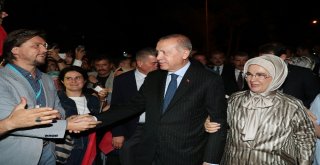 Cumhurbaşkanı Erdoğan 15 Temmuz Şehitler Köprüsünde