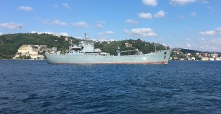 Rus Savaş Gemisi İstanbul Boğazından Geçti