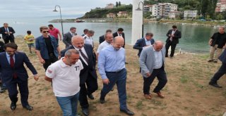 İçişleri  Bakanı Süleyman Soylu, Memleketi Trabzonda Yapımı Süren Yatırımları İnceledi