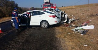 Yozgatta Otomobiller Çarpıştı: 1 Ölü, 7 Yaralı