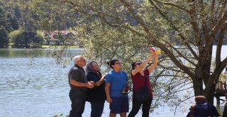 Gölcük Tabiat Parkında Hafta Sonu Yoğunluğu