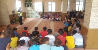Kuran Kursu Öğrencilere Trafik Eğitimi