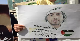 Filistinli Şehitlerin Aileleri İsraili Protesto Etti