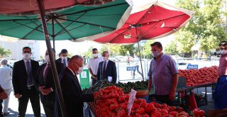 Vali ve Başkan'dan Pazar Yerleri Denetimi