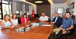 Başkan Eşkinat Ve Milletvekili Aygun Projeleri Görüştü