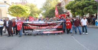 Adıyamanda Teröre Tepki Yürüyüşü