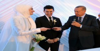 Cumhurbaşkanı Erdoğan, Numan Kurtulmuşun Kızının Nikah Törenine Katıldı