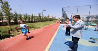 Merkezefendide ‘Cami Çocukları Yaz Spor Şenlikleri Başladı