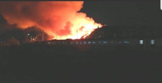 Yolcu Treni Alevlerin İçinden Geçti